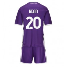 Fiorentina Moise Kean #20 Hemmaställ Barn 2025-26 Korta ärmar (+ Korta byxor)